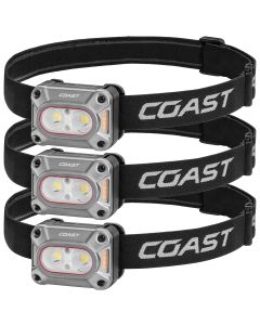 3 st. Coast FLX15R pannlampa, 1000 lumen