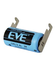 EVE CR2/3A PLC-batteri med C-lödfena (1 st.)