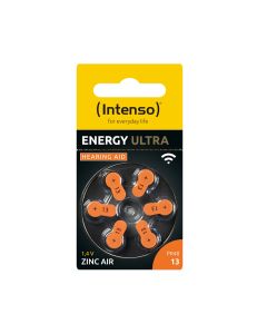 Intenso Str. 13 (A13) hörapparatbatterier - 6 st.