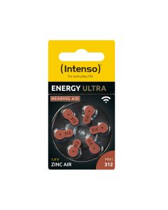 Intenso Str. 312 (A312) hörapparatbatterier - 6 st.