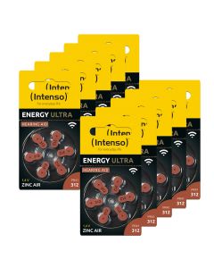 Intenso Str. 312 (A312) hörapparatbatterier - 60 st.