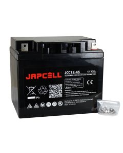 Japcell JCC12-45 AGM konsumentbatteri för t.ex. elektriska skotrar/kabinscootrar etc.
