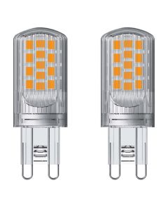 Energizer G9 LED-lampa 4,2W (470lm), 2700K, varmvit, 2 st.