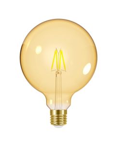 Energizer E27 LED-lampa GOLD, G125, 5W (550lm), 2200K, Varmvit, Dimbar