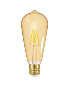 Energizer E27 LED-lampa GOLD, ST64, 5W (550lm), 2200K, Varmvit, Dimbar