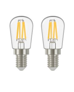 Energizer E14 LED glödlampa 2W (240lm), 3000K, Varmvit, 2st