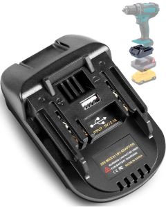 Batteriadapter - DeWalt/Milwaukee 18V/20V för Makita 18V litium elverktyg