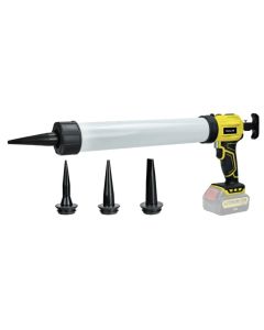 Tätningspistol för DeWalt 18V batteri utan batteri och laddare - 600 ml (mjukt lim)