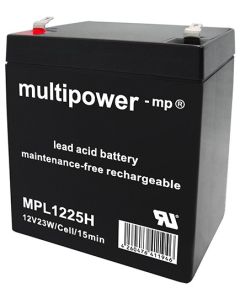 Multipower MPL1225H höghastighets blybatteri 12V - 5Ah