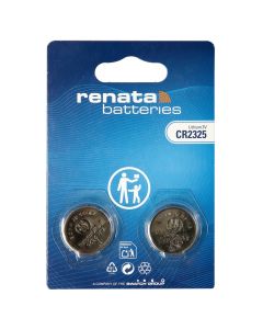 Renata CR2325 litium-knappcellsbatterier – 2 stycken