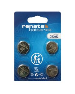 Renata CR2032 (4 stycken) Litium-knappcell med hög kapacitet