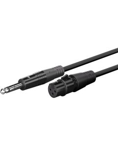 Goobay XLR-hon till Jack-hankabel – 1 m