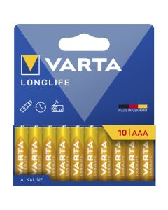 Varta LongLife Power AAA/LR03 alkaliska batterier – 10 st.