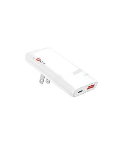 Skross USB Multiport GaN-reseladdare 65 W – 1xUSB-C/1xUSB-A