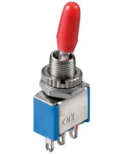 Miniature toggle switch - ON-ON , med lödningspins