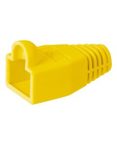 Böjskydd till RJ45-kontakt, gul-orange - 1 pcs.