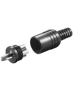 Högtalarkontakt med skruvanslutning - 1 stk.