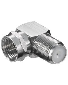 Vinkeladapter: F-hane - F-hona 90° - Zink