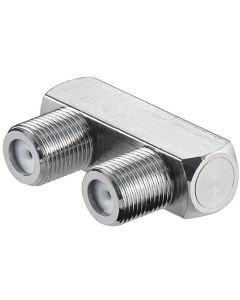 F-adapter, U-typ: F-hona - F-hona - koppar