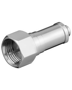 F-kontaktterminator med DC-blockerare - zink