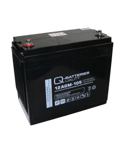 Q-Batteries 12AGM-105 Traction 12V 145Ah AGM Batteri