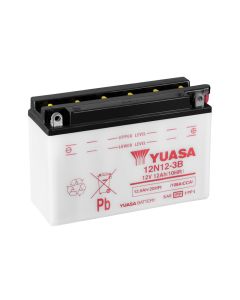 Yuasa 12N12-3B (DC) 12V Batteri til Motorcykel