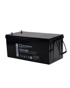 Q-Batteries 12LC-225 / 12V - 243Ah deep cycle AGM batteri (Forbrugsbatteri)