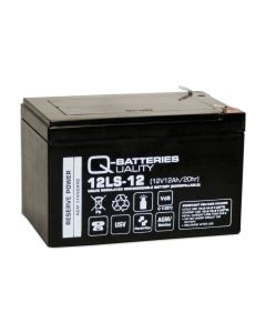 Q-Batteries 12LS-12 F2 12V 12Ah AGM batteri