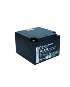 Q-Batteries 12LS-26 12V 26Ah AGM batteri
