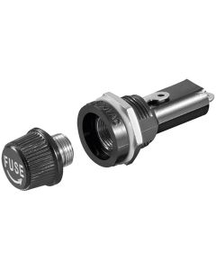 Säkringshållare för storlek 5x20 - screw type, max 10A