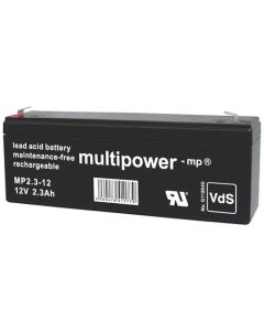 Multipower 12V - 2,2Ah (4,8 mm)