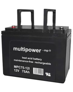 Multipower 12V - 75Ah batteri till eldrivna fordon