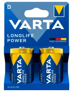 VARTA Longlife D / LR20 Batterier (2 st.)