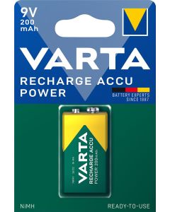 VARTA Power Accu E-Block E / 9V / R22 (1 st.) 200 mAh batteri