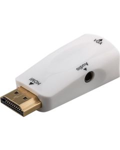 Kompakt HDMI&trade;/VGA-adapter inkl, audio
