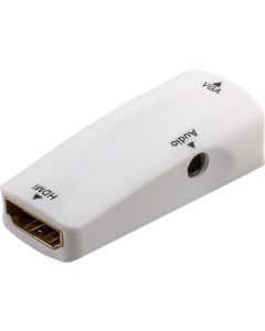 Kompakt HDMI&trade;/VGA-adapter inkl, audio