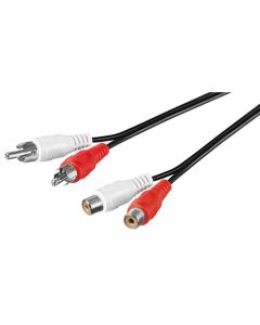Stereo Audio förlängningssladd 5 m