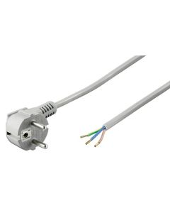 Strömkabel 2 m, grå