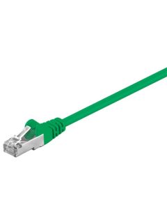 CAT 5e patchkabel, F/UTP, grön, 5 m