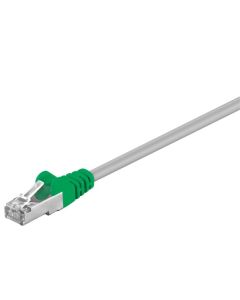 CAT 5e, F/UTP korskopplad patchkabel, grå, 2 m