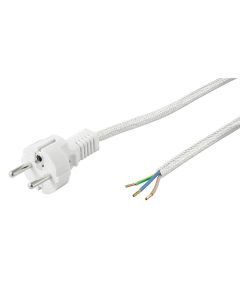 Värmetålig säkerhetssladd till samlande, 3 m, vit