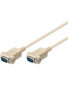 SUB-D-kabel, grå, 2 m,