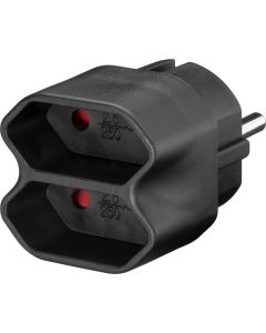 Grenuttag till att förbinda upp till två elektroniska enheter