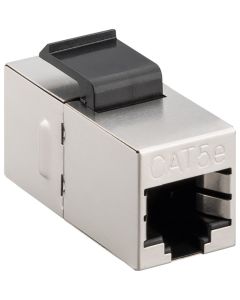 CAT 5e 2x RJ45 modular couple, STP-skärmad