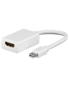 Mini DisplayPort till HDMI™ adapterkabel 1,1 mini DisplayPortmale vit