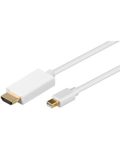 mini DisplayPort till HDMI&trade; adapterkabel 1,2 vit 2 m