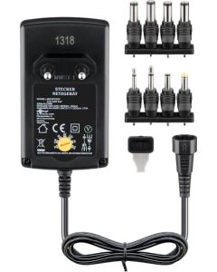 3-12V Universal strömsladd Max 2,25A (8 kontakter)