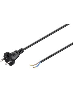 Universalsladd till dammsugare, 10 m, svart