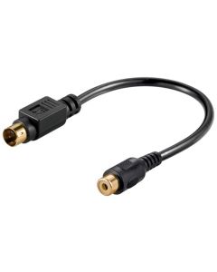 DIN / RCA adapterkabel 0,2 m