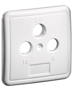 3-hålsframsida till antennvägguttag